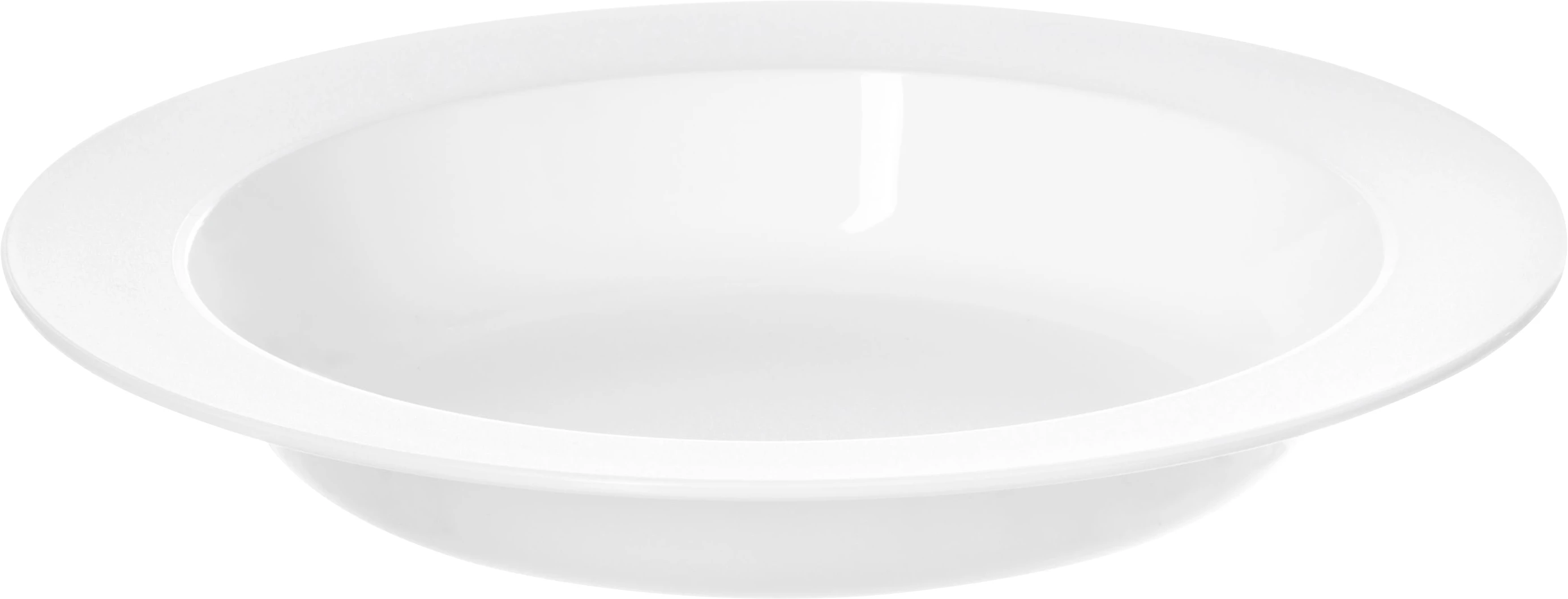 Orthex GastroMax BIO tallerken, dyb, hvid, bioplast, ø22 cm