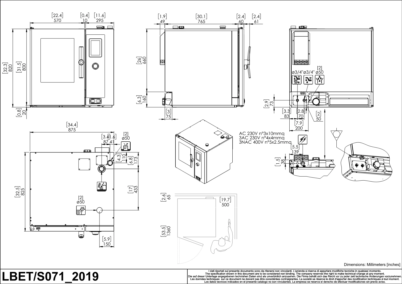 Bormioli Chef skål, stabelbar, 5 cl, ø9 x H3,7 cm