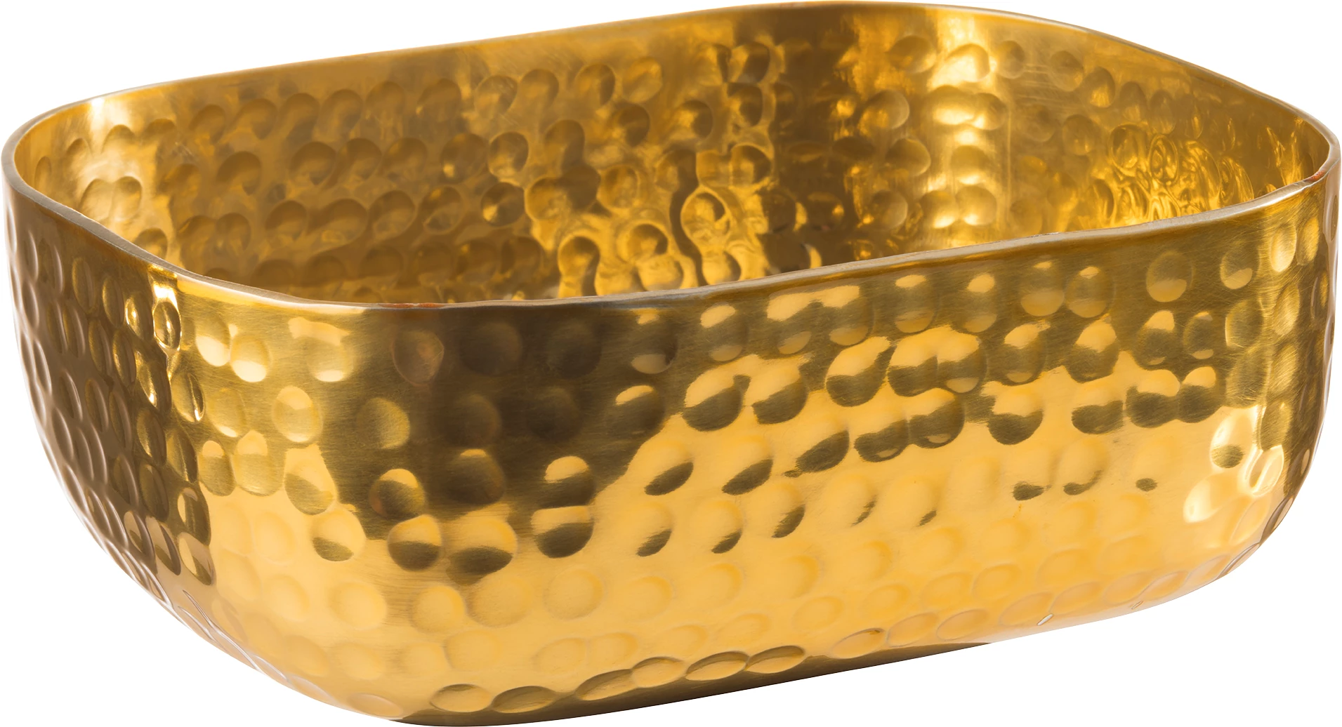 APS skål, alu/guld, 70 cl, 15,5 x 12 cm