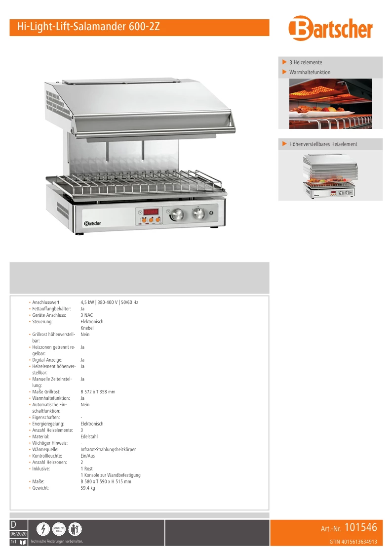 Tefcold UF200VS-P fryseskab