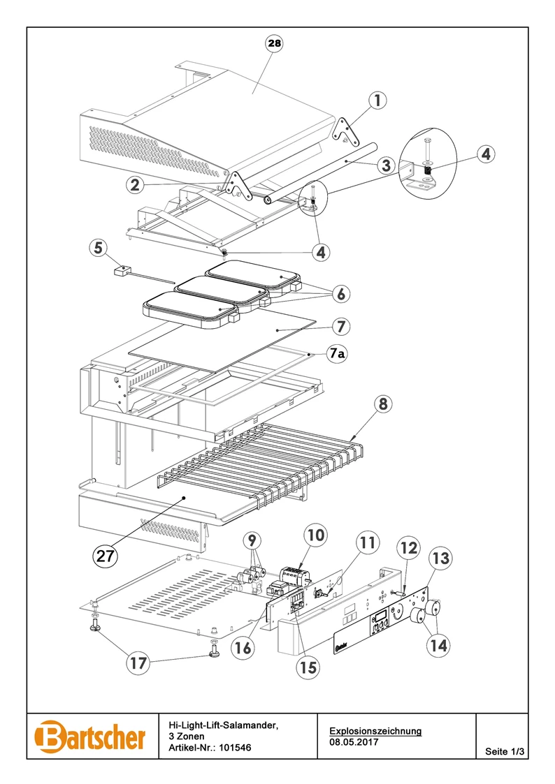 Tefcold UF200VS-P fryseskab