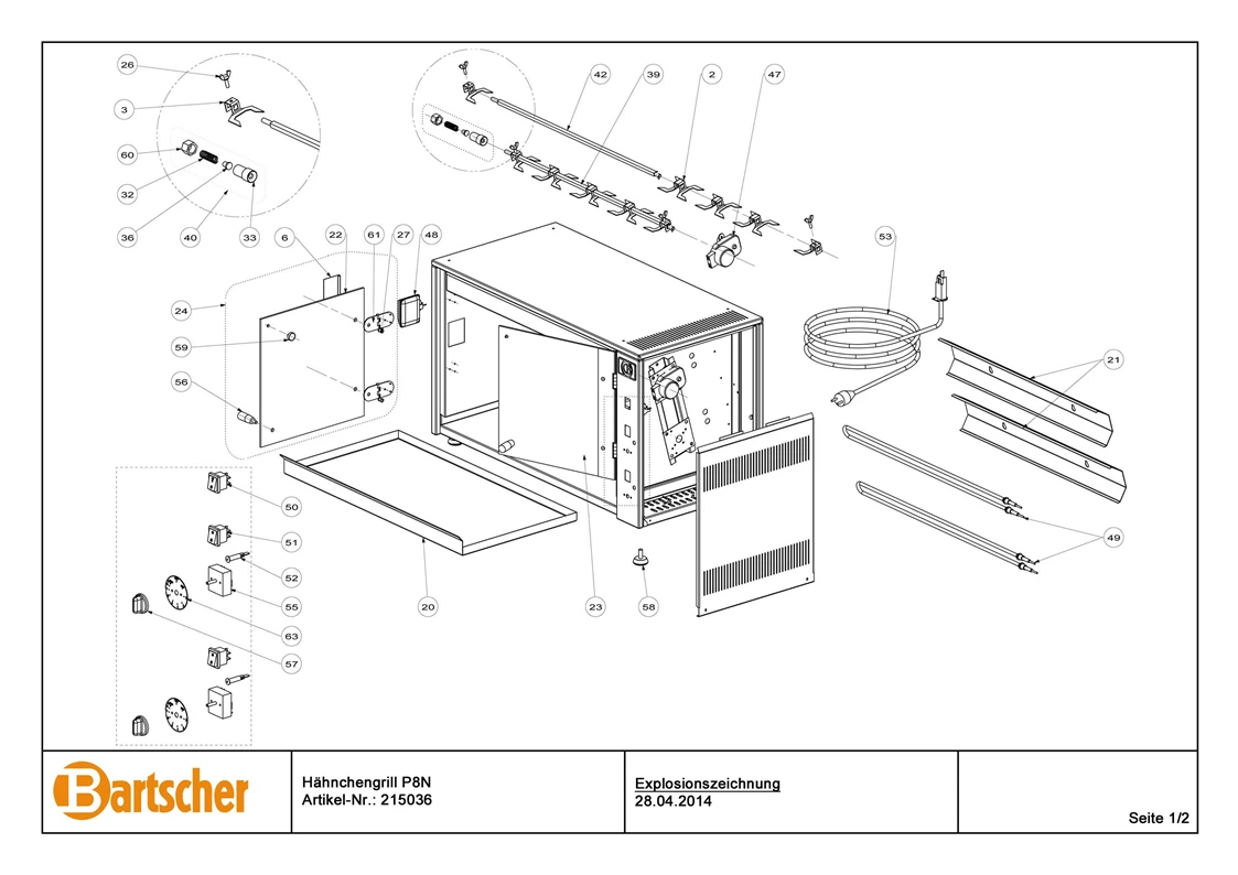 Rosti Mepal Modula opbevaringsboks, høj, klar, 0,4 ltr.