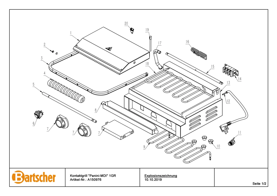 Rosti Mepal Modula opbevaringsboks, høj, klar, 1 ltr.