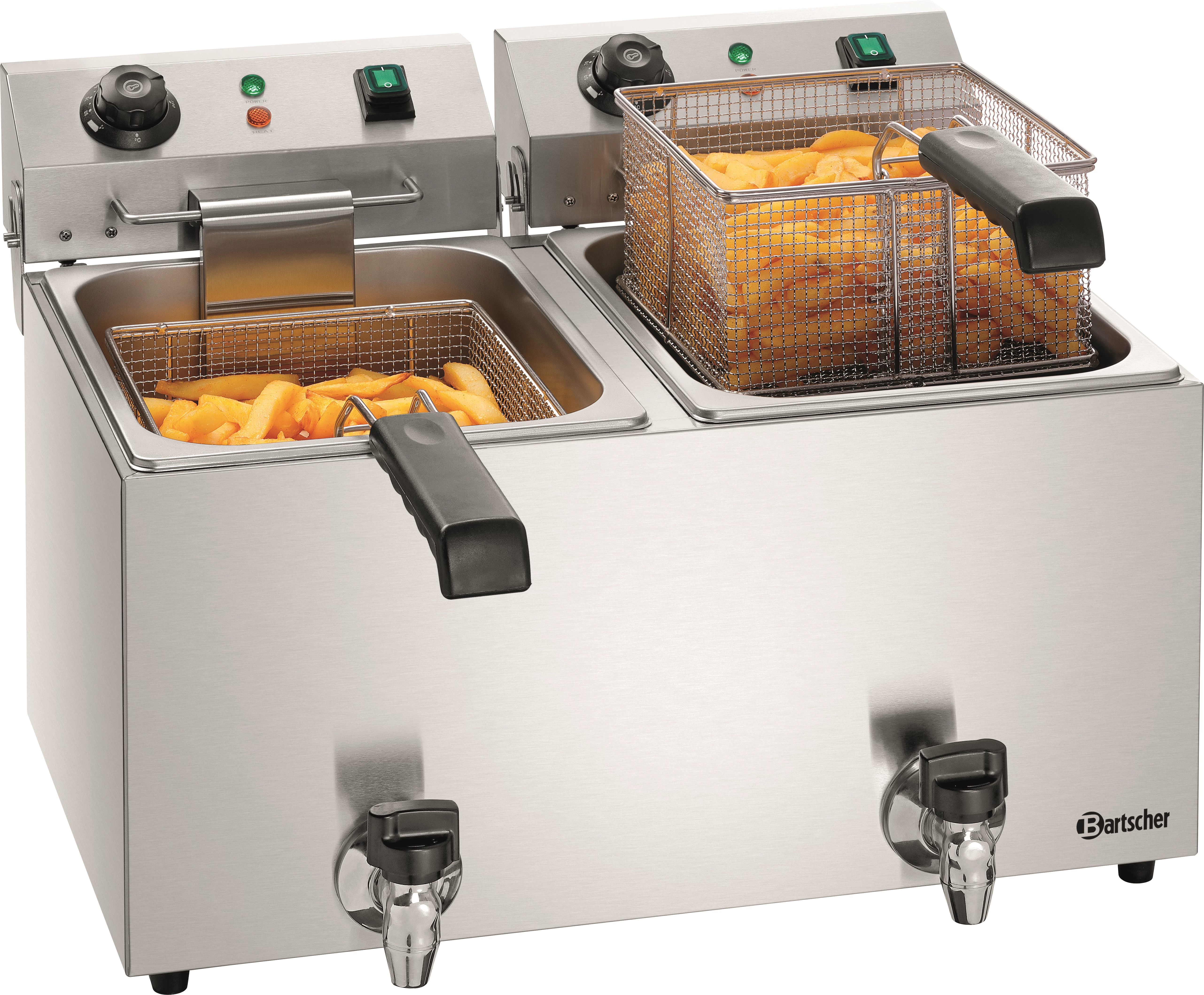 Bartscher SNACK IV plus friture, bordmodel, 2x9 ltr.