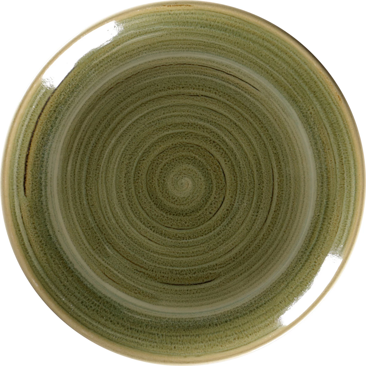 RAK Spot tallerken, flad, emerald, ø21 cm