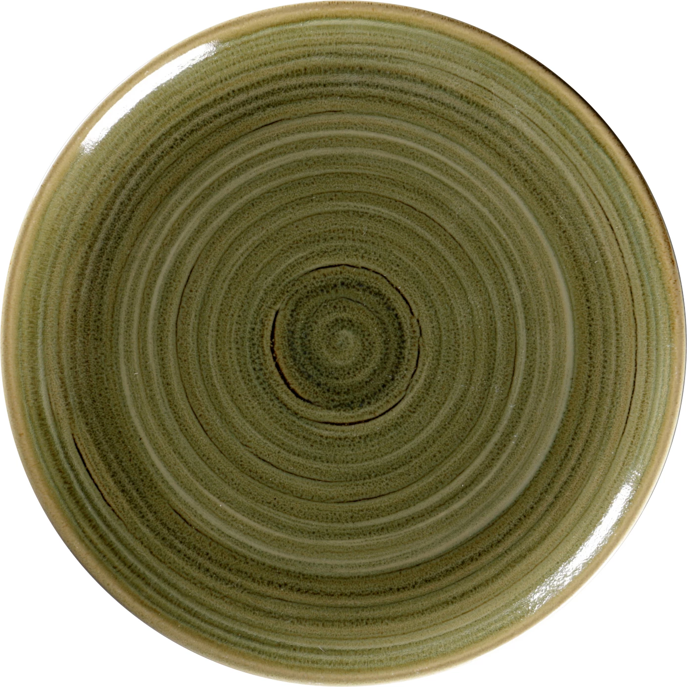 RAK Spot tallerken, flad, emerald, ø24 cm