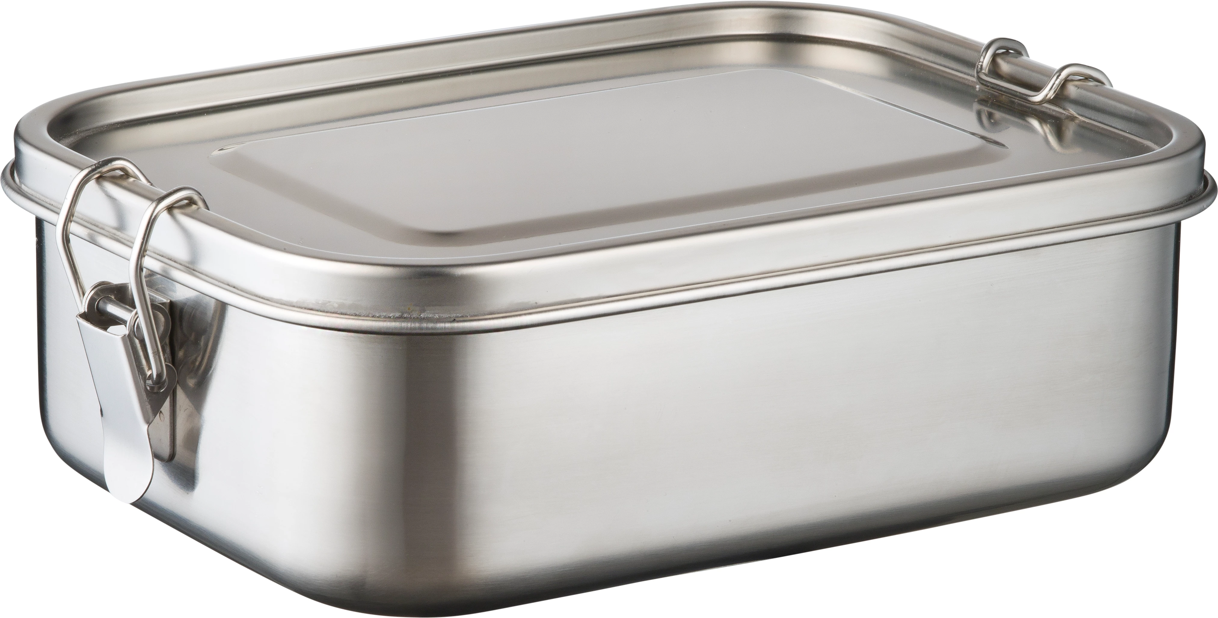 Lunchbox, rustfrit stål, 18,3 x 13,8 x 5,5 cm