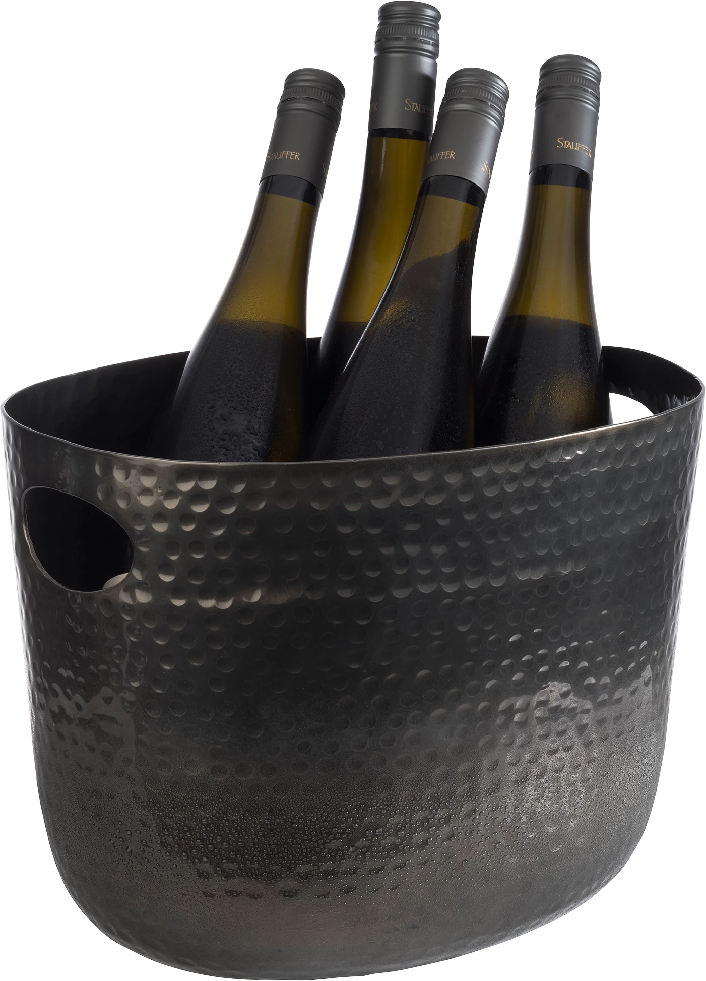 APS vinkøler, aluminium/hammeret sort, 30 x 23,5 cm