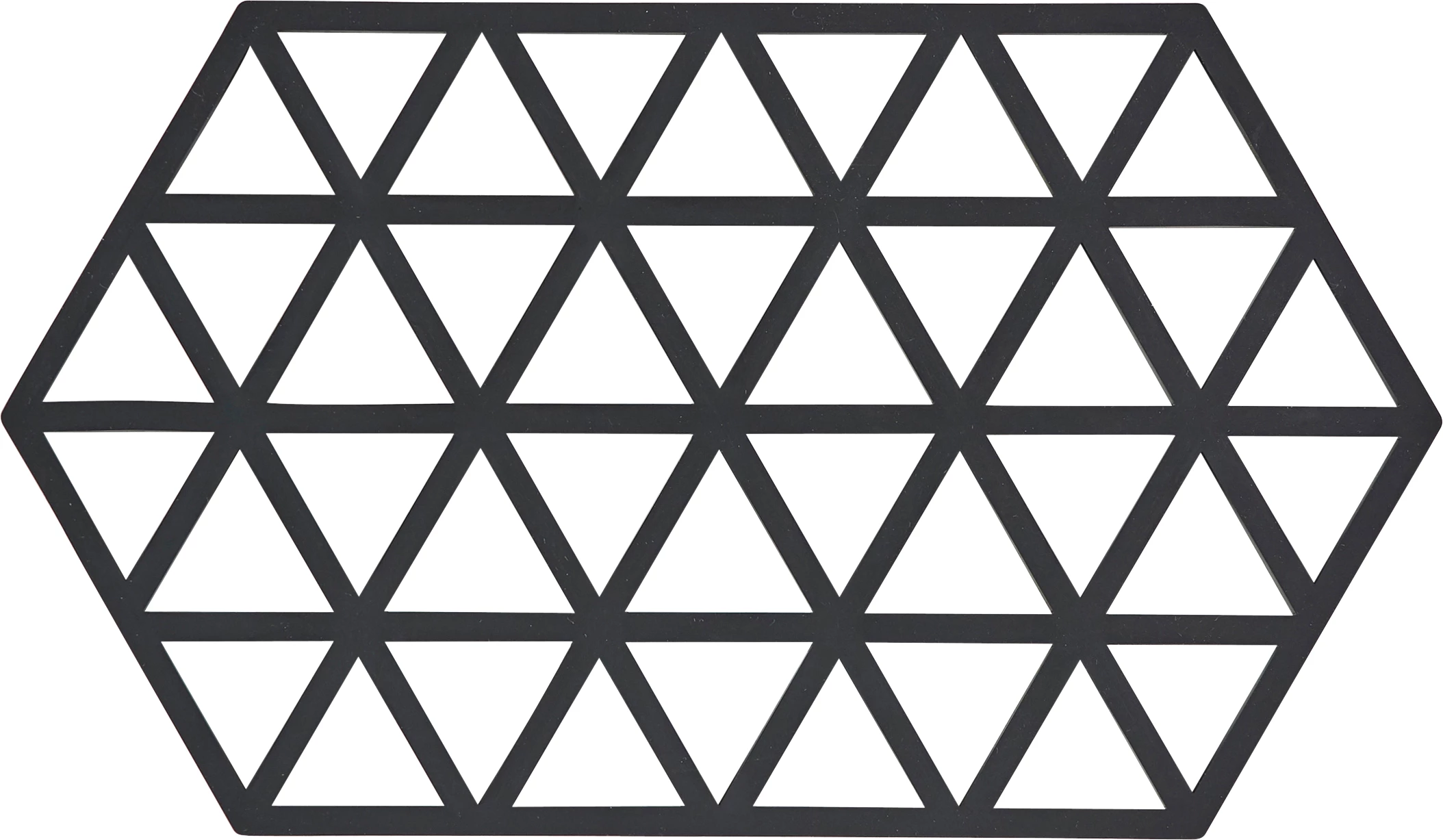 Bordskåner, sort, silikone, 24 x 14 cm