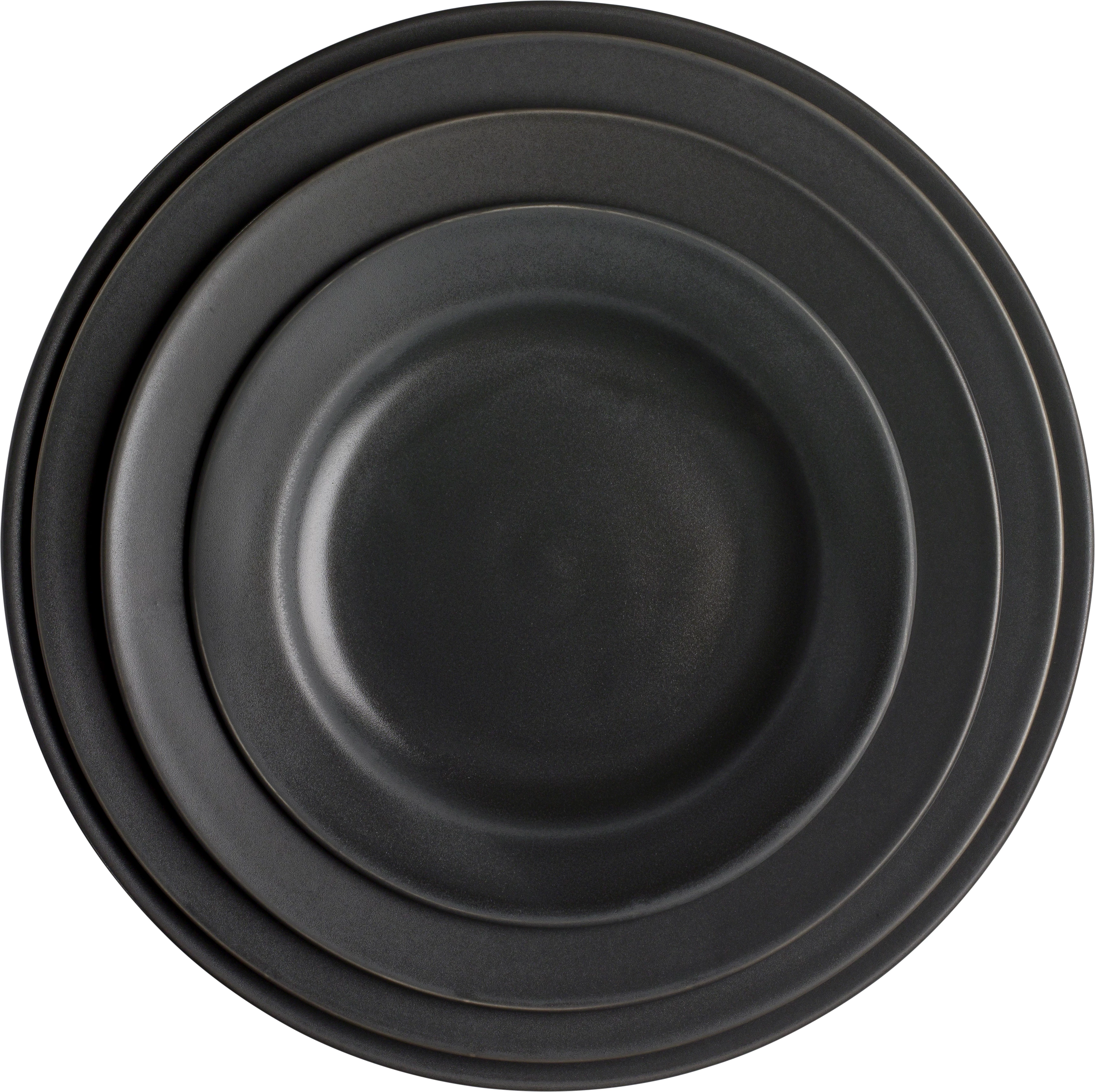 Stabla flad tallerken, grå, ø21 cm