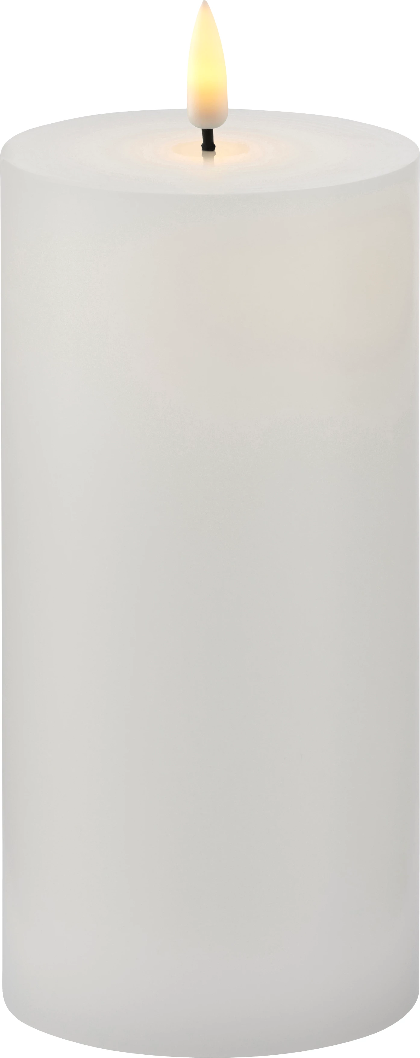 Sirius Sille bloklys, hvid, genopladelig LED, H15 cm