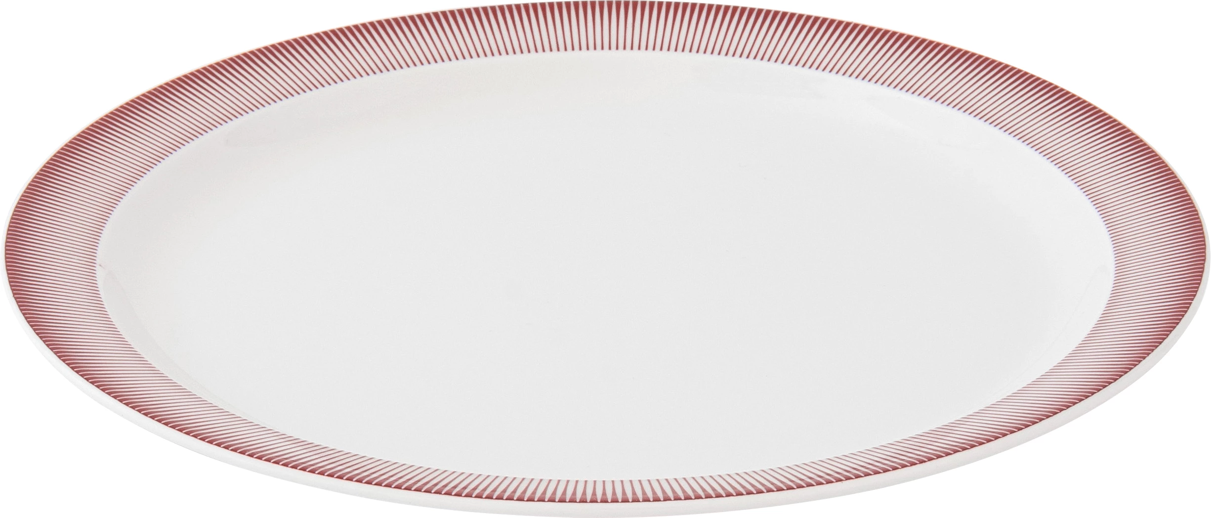 Figgjo Wav tallerken, flad, rød, ø26,5 cm