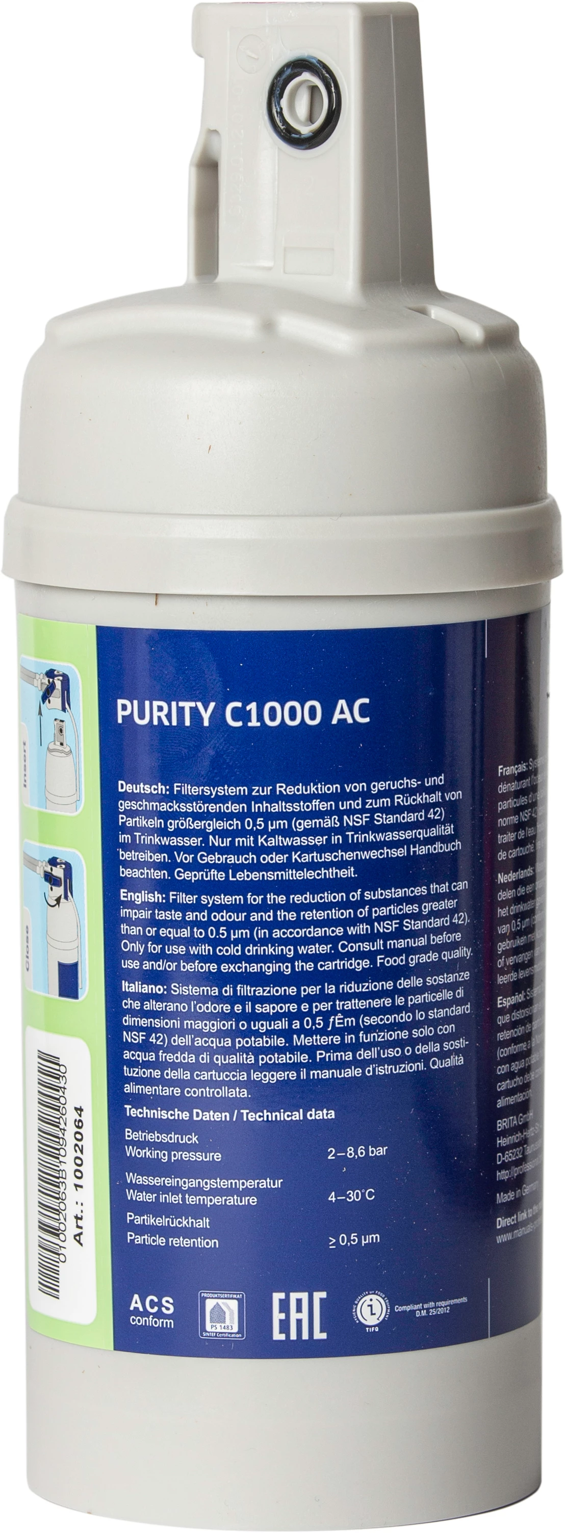 Air Consult Purity C1000 AC refill-filter