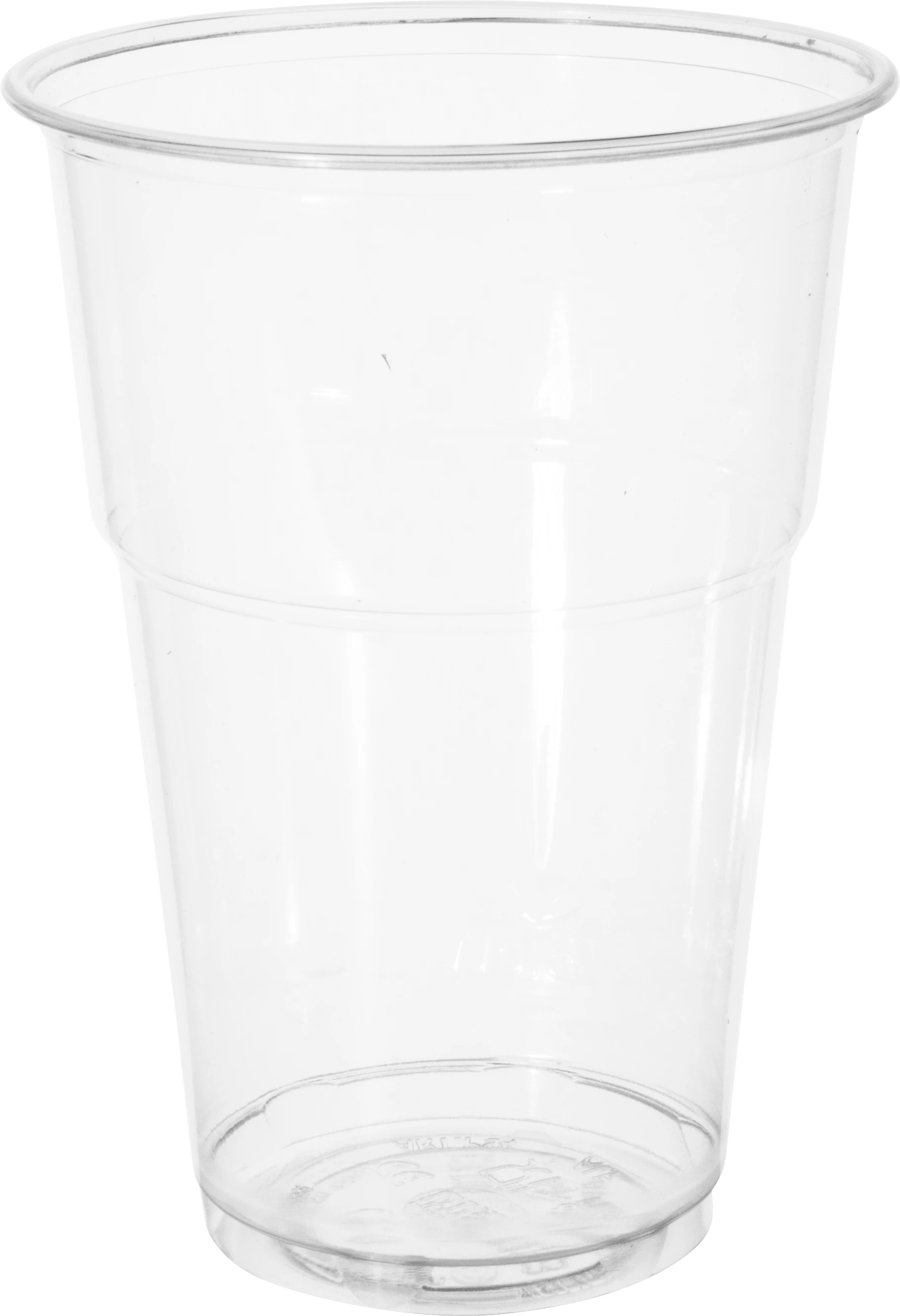 Bioware plastglas, 40 cl, ø9,5 × H13,3 cm (50 stk.)