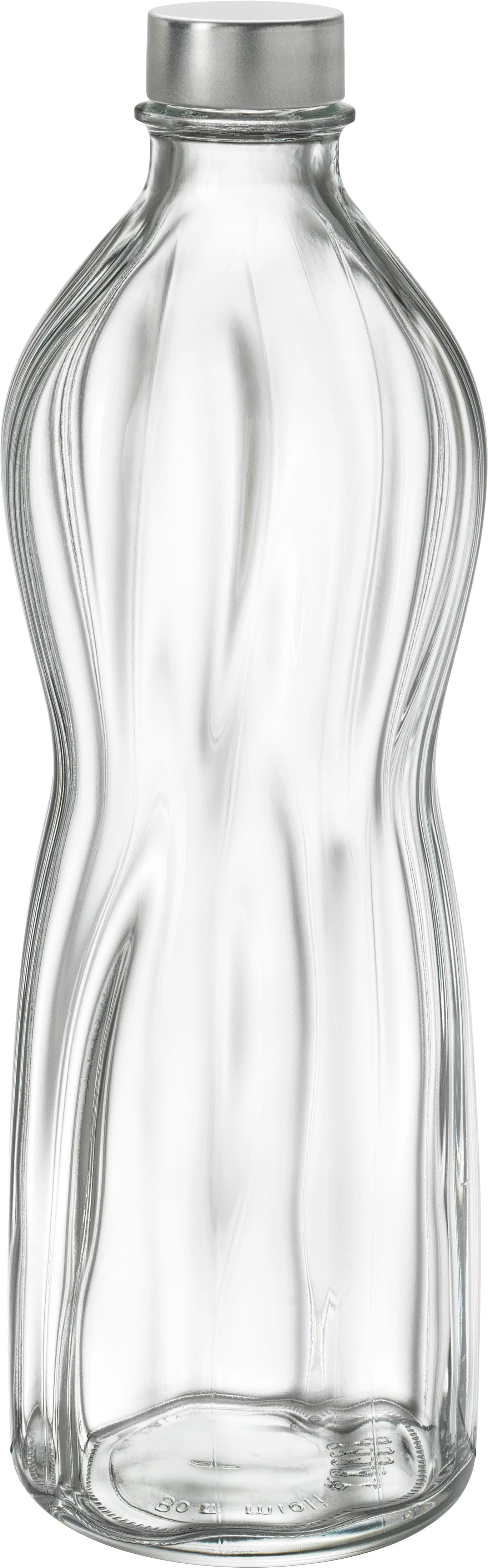 Bormioli Aqua flaske med skruelåg, 1 ltr.