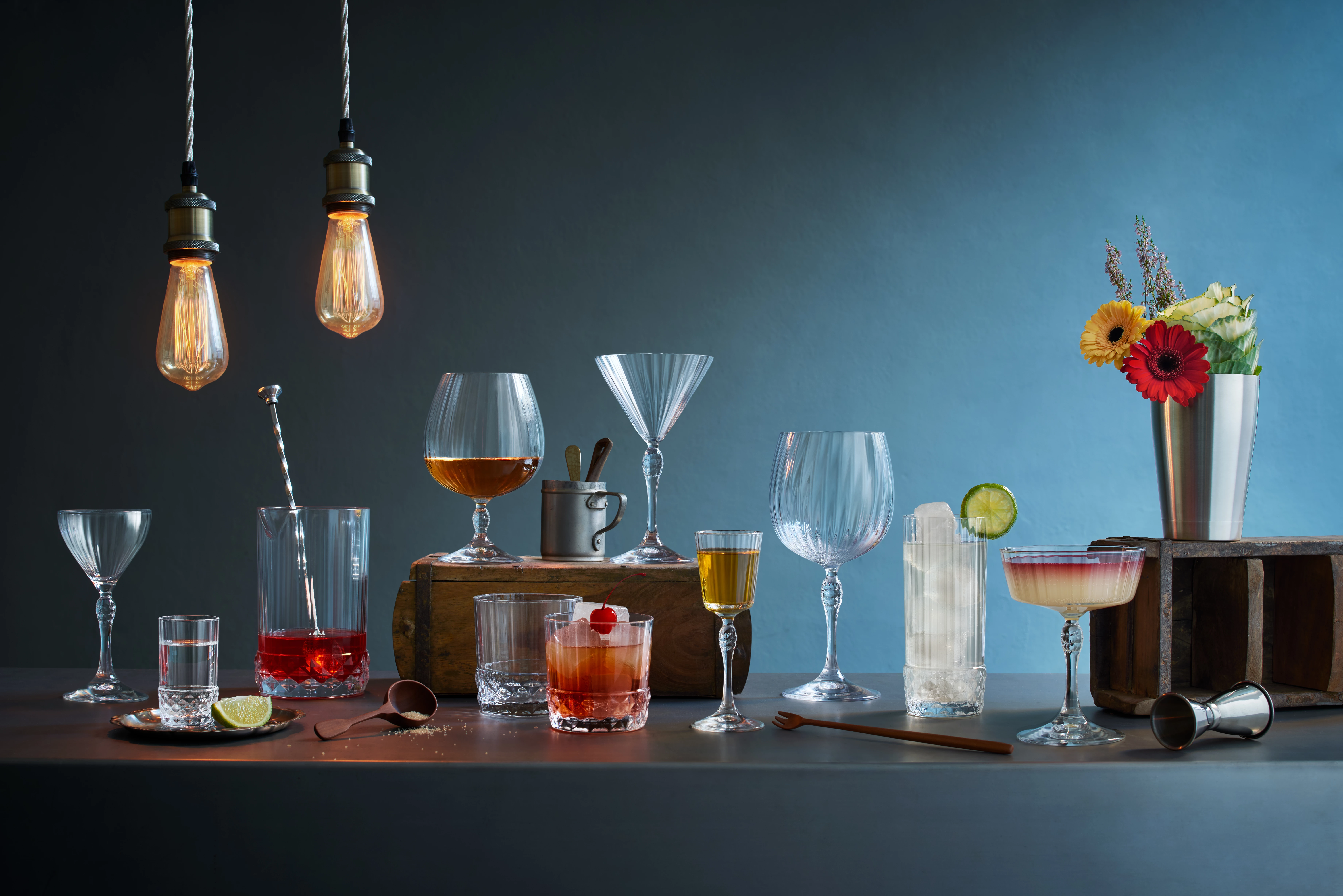 Bormioli America '20s drikkeglas, høj, 40 cl, H16 cm