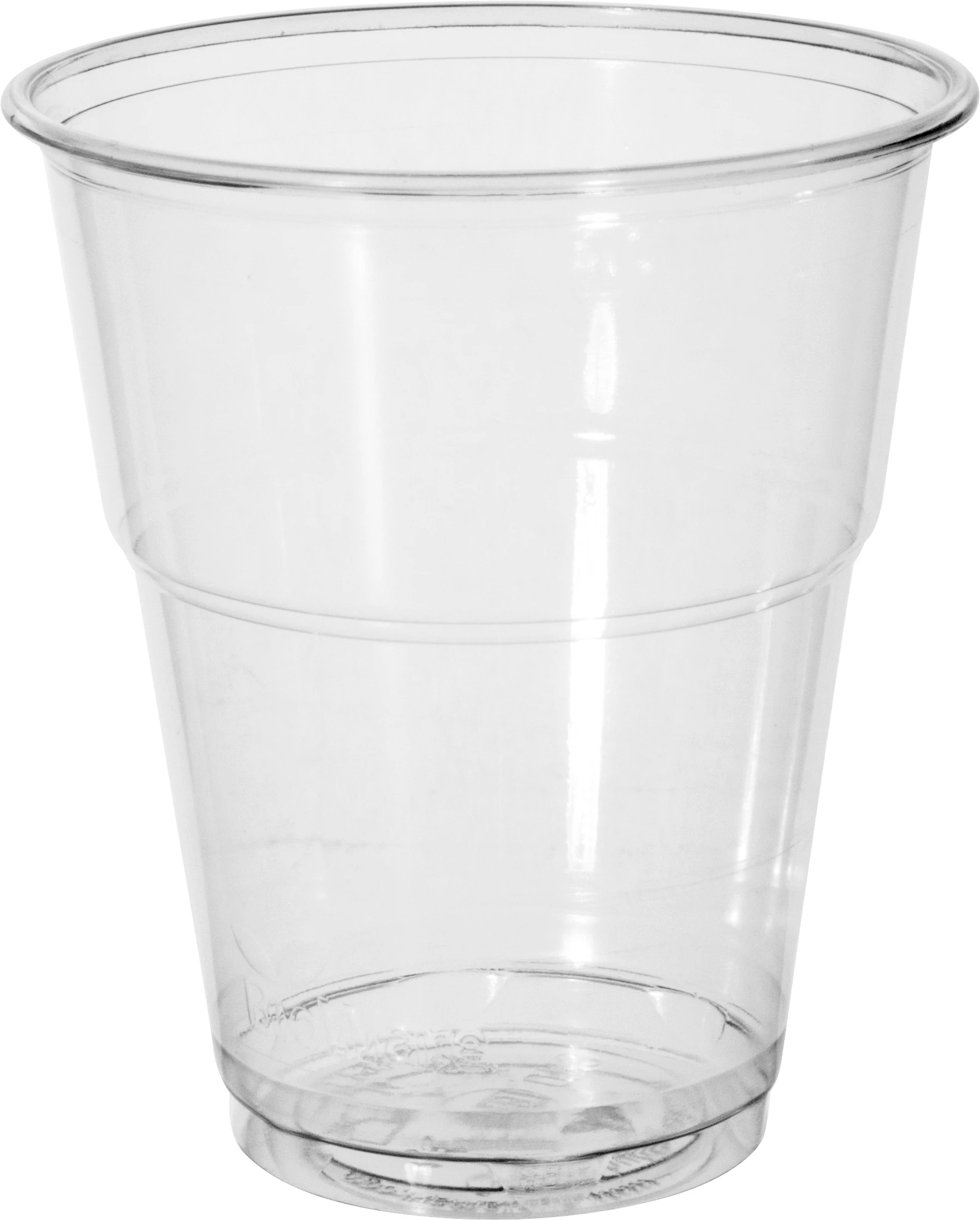 Bioware plastglas, 30 cl, ø9,5 x H11 cm (50 stk.)