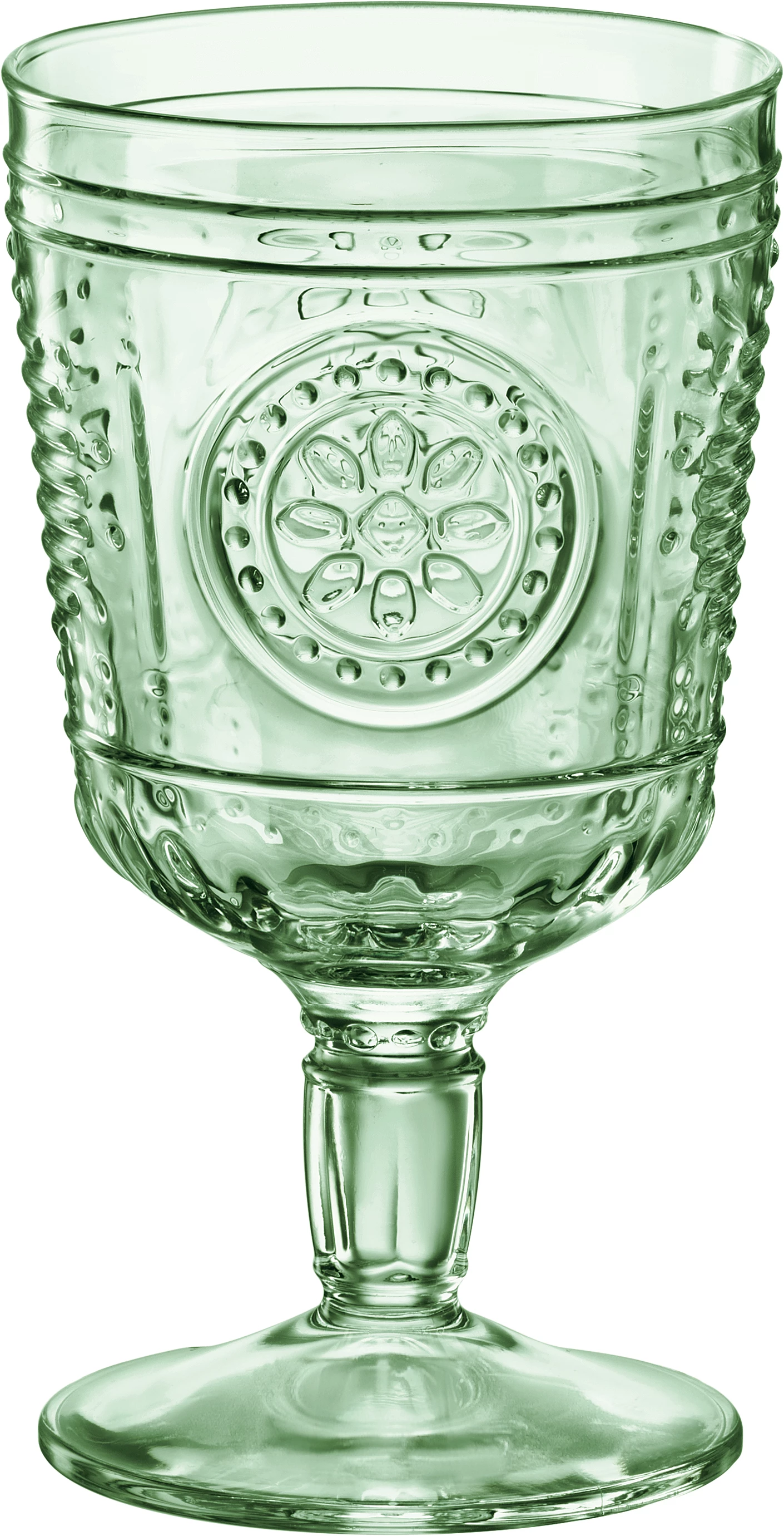 Bormioli Romantic vinglas, grøn, 32 cl, H15 cm