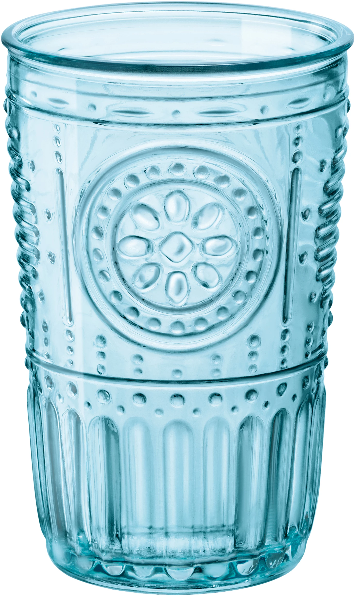 Bormioli Romantic drikkeglas, blå, 34 cl, H12,2 cm