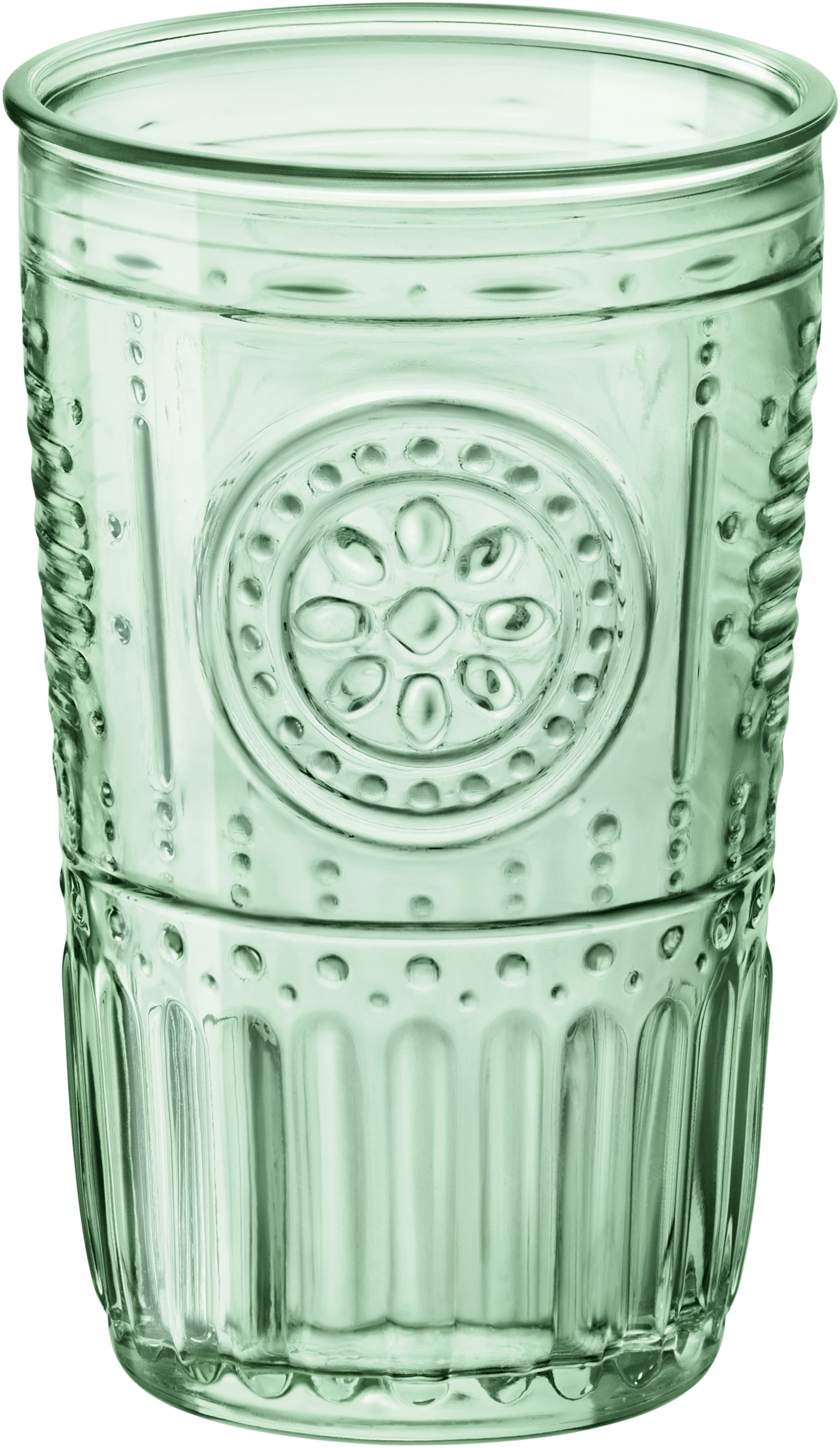 Bormioli Romantic drikkeglas, grøn, 47,5 cl, H13,8 cm